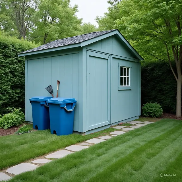 7 Cara Kreatif Sembunyikan Tempat Sampah Outdoor, Jaga Halaman Tetap Rapi