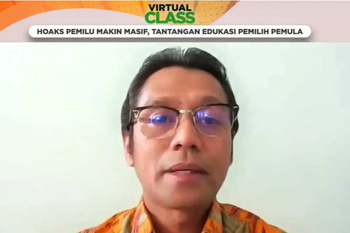 Dr. Muhammad Aras, S.Pd., M.Si, Kajur Program S2 Komunikasi Univ. Bina Nusantara dalam Virtual Class