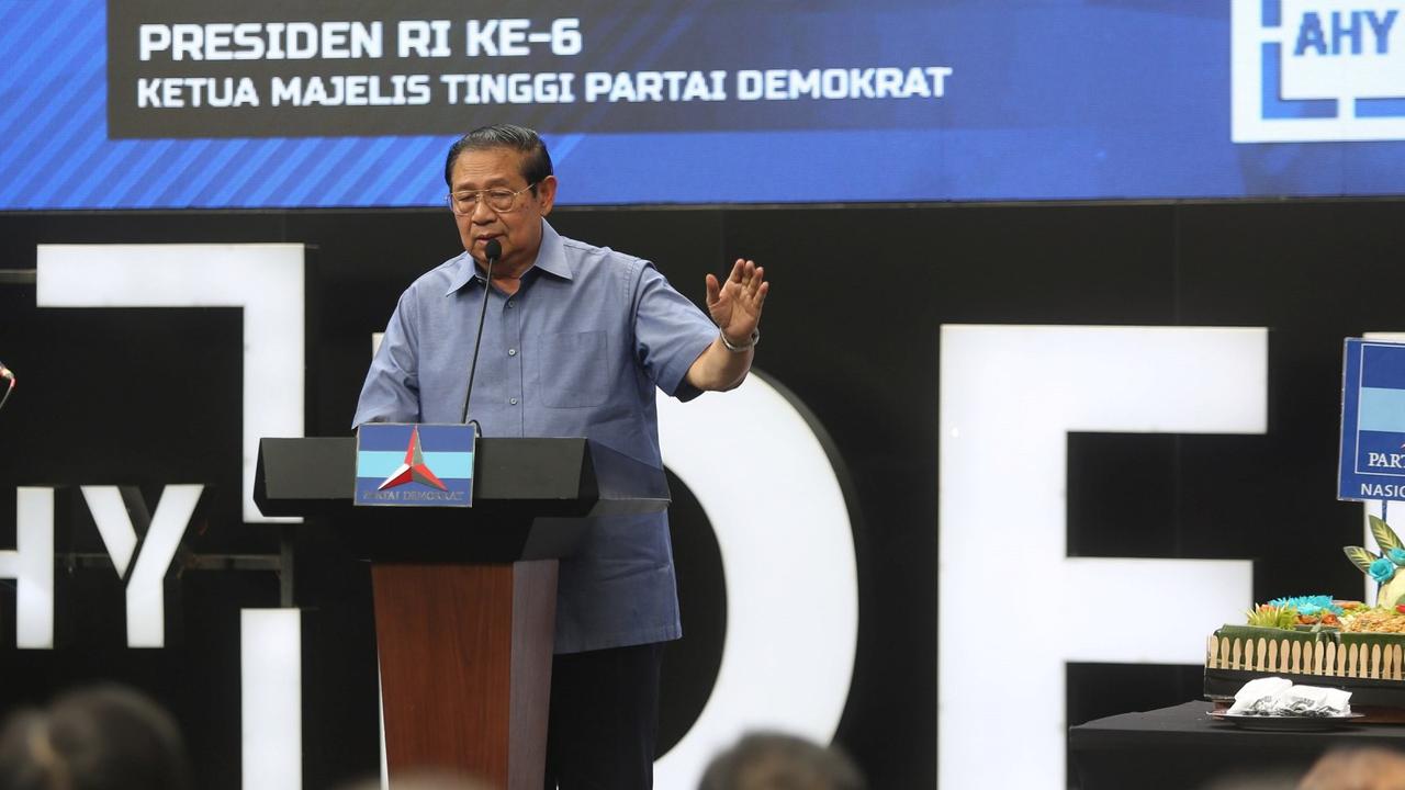 VIDEO: Pidato SBY di HUT Demokrat, Soal Oposisi hingga Janji Sukseskan Presiden Terpilih Prabowo