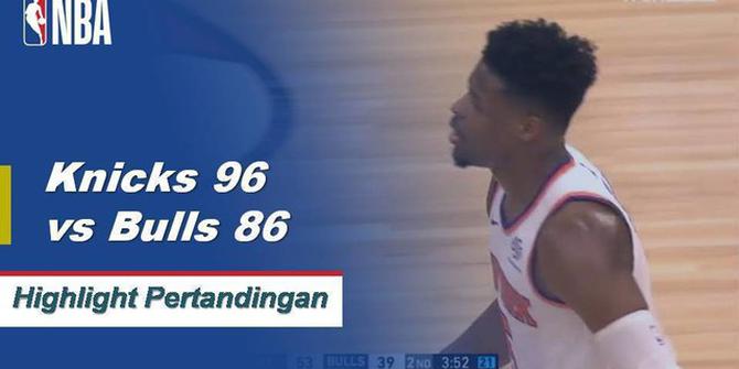 Cuplikan Hasil Pertandingan NBA : Knicks 96 Vs Bulls 86