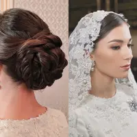 Lihat di sini beberapa potret detail di balik gaya rambut elegan Anisha Rosnah di acara pernikahannya dengan Pangeran Abdul Mateen.