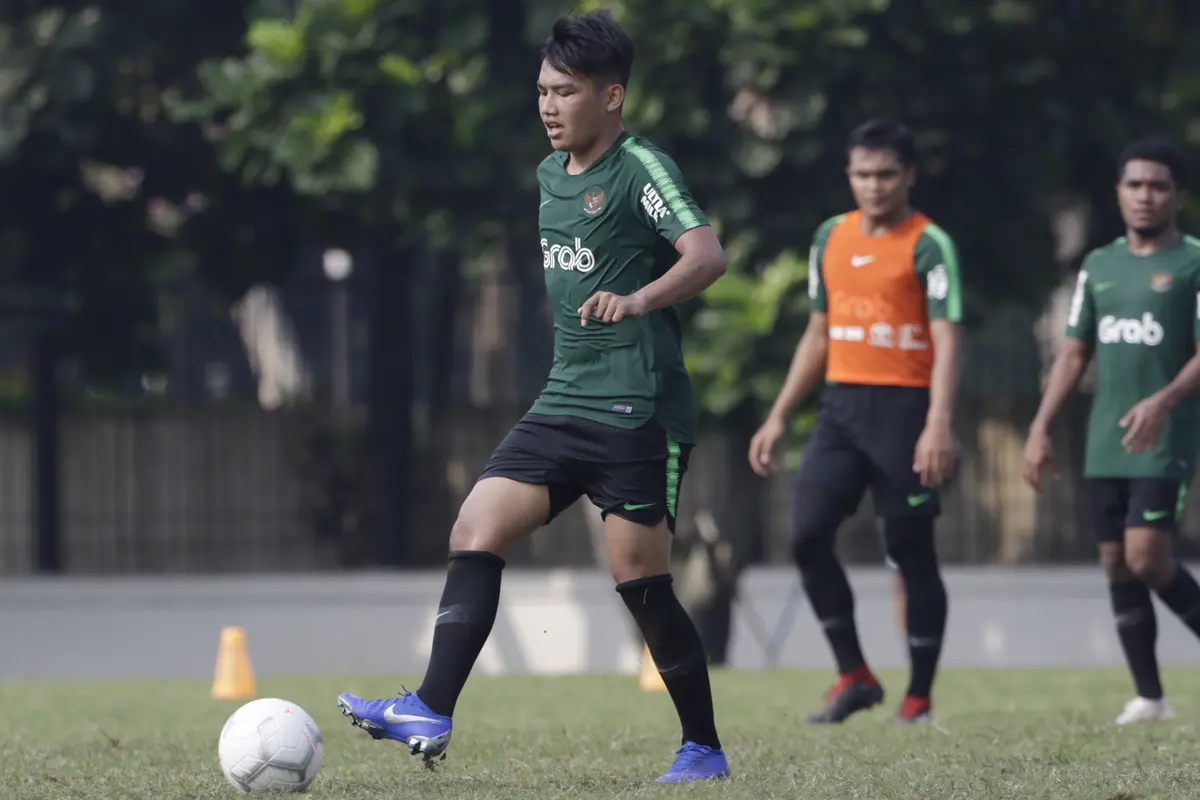 Pemain Timnas Indonesia U-22, Witan Sulaeman. (Bola.com/Vitalis Yogi Trisna)