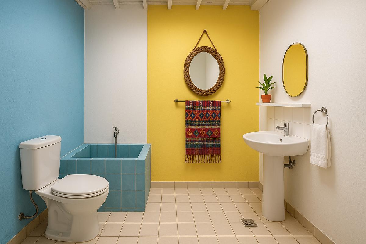 Model Kamar Mandi dan WC Sederhana di Kampung/Ilustrasi AI