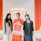 (Tengah) Beauty content creator, Tasya Farasya dalam acara Media Gathering Kulik Cerita Seru di Balik Shopee Affiliate Program di Pakuwon Tower, Jakarta Selatan, Jumat (11/5/2023).