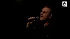 Bono U2 sempat kehilangan suaranya saat sedang menggelar konser di Berlin, Jerman.