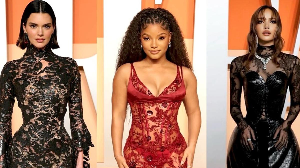 8 Adu Gaya Artis Pakai Lace Dress di Oscar 2025, Kendall Jenner hingga Lisa BLACKPINK Tampil Serba Hitam