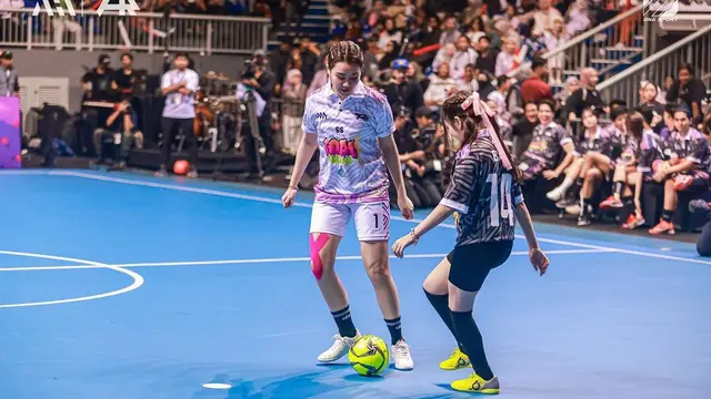 Aaliyah Massaid main futsal (Instagram/aaliyah.massaid)