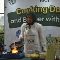 Cooking Demo and Bukber with V-Soy. (Foto: Dokumentasi/V-Soy)