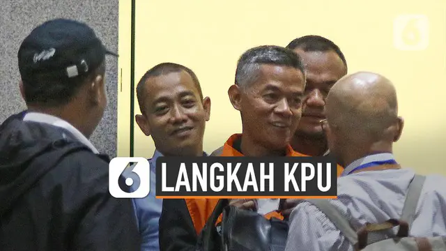 Komisioner KPU Wahyu Setiawan terjerat OTT KPK pada 10 Januari 2020 KPU langsung menggelar rapat pleno.