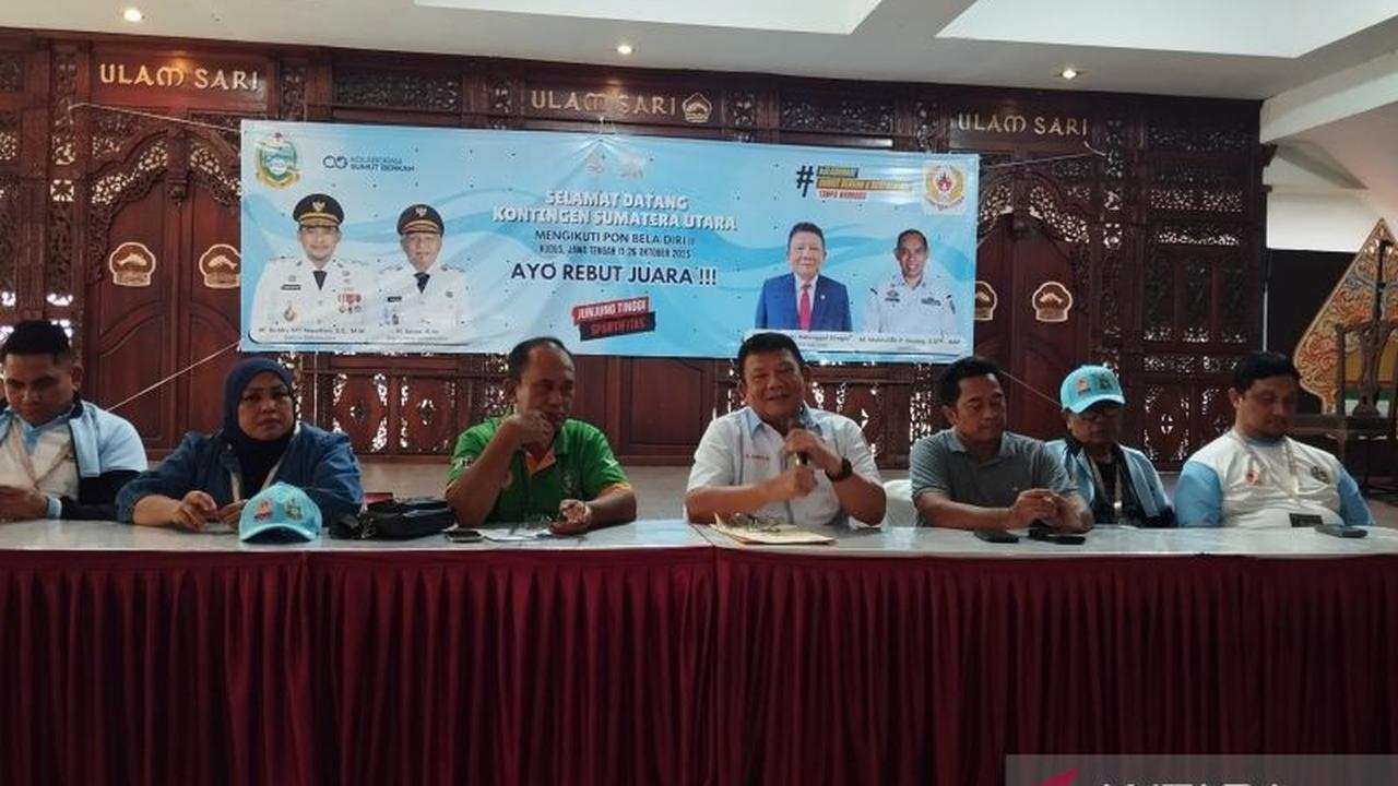 Sumut Kejar 40 Medali di PON Bela Diri 2025, Berapa Target Emasnya?