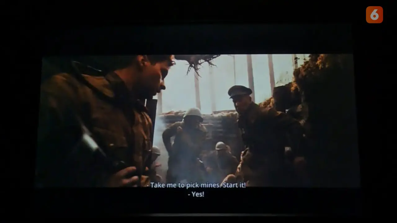 Penayangan film perang Dug Out di Russian House Jakarta.
