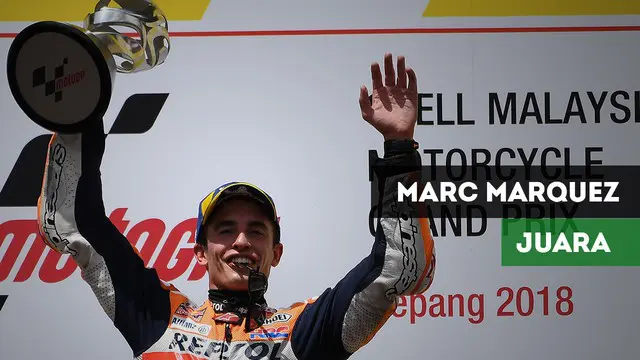 Berita Video Marquez Menangi Moto Gp Sepang, Malaysia