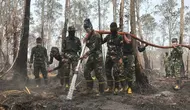 Karhutla di Way Kambas Tak Kunjung Padam, Petugas Andalkan Selang 3 Km