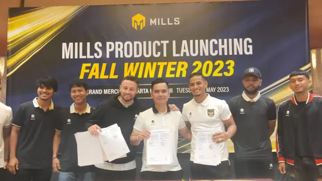 Marc Klok didaulat jadi brand ambassador apparel timnas Indonesia Mills