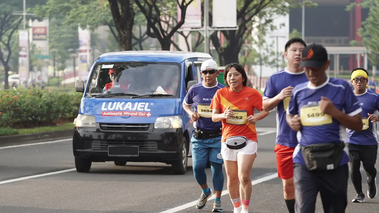 Ribuan Peserta Ikut Lomba Lari Prasmul Olympics di BSD