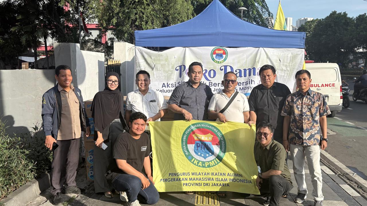 Dirikan Posko Damai, IKA PMII DKI Jakarta Ajak Masyarakat Jaga Kondusifitas