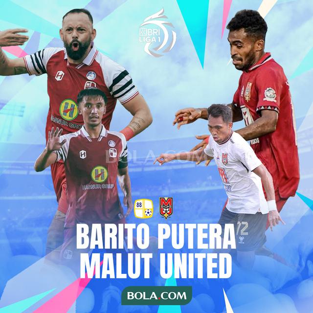 BRI Liga 1 - Barito Putera Vs Malut United - Duel Antarlini