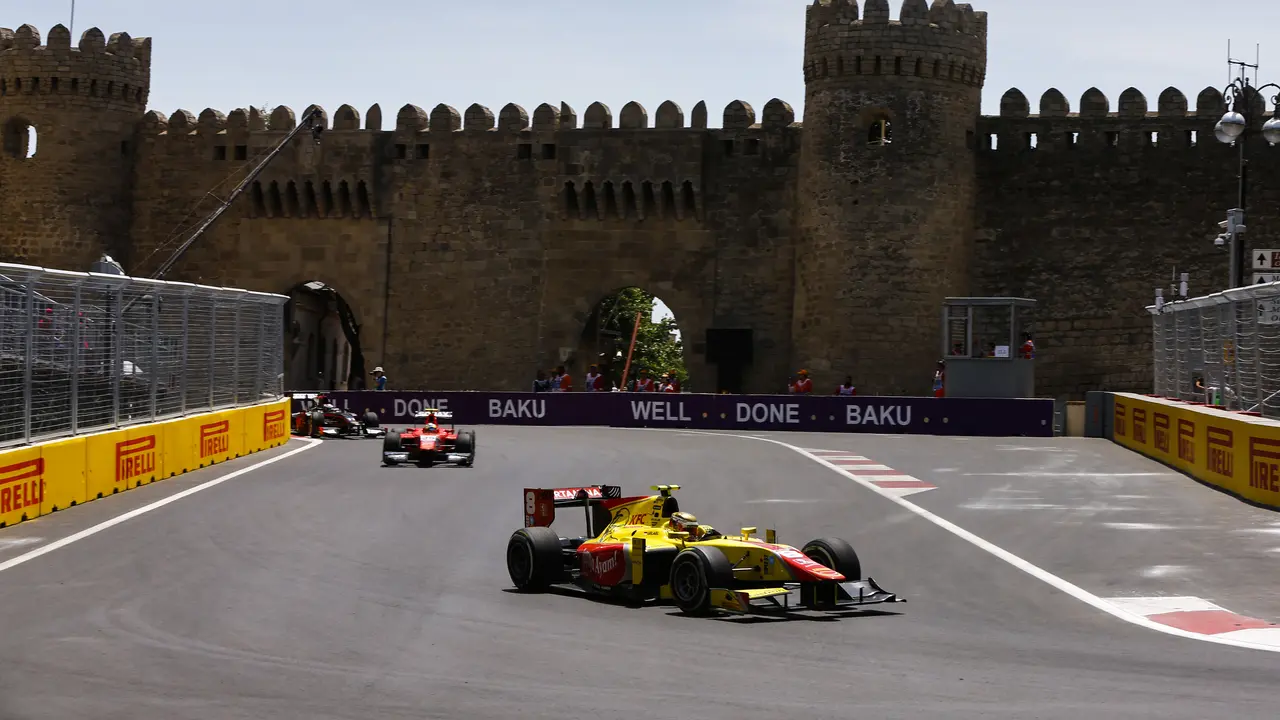 Pembalap Pertamina Campos Racing Sean Gelael (GP2 Media Service)
