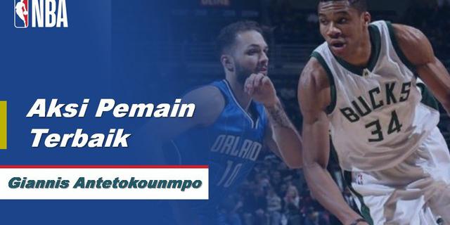 VIDEO: Aksi-Aksi Terbaik Giannis Antetokounmpo Saat Milwaukee Bucks Kalahkan Orlando Magic 110-101