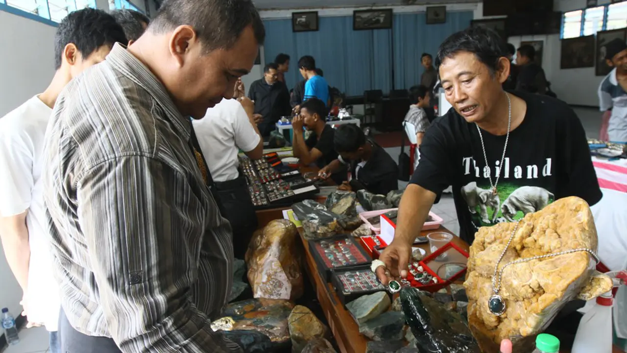 Ada Batu Seharga Rp 35 Juta di Pameran Batu Akik Purwokerto