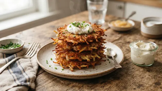 Perkedel Kentang Parut ala Latke