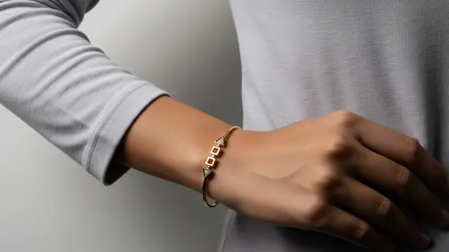 Model Gelang Emas Minimalis yang Lagi Tren 2026 Desain Geometris Sederhana