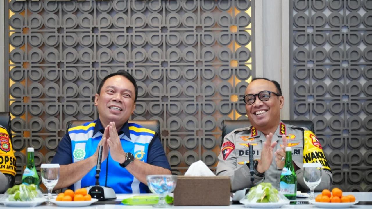 Wakapolri Pantau Arus Balik Nataru di Command Center Tol Jasa Marga Jatiasih