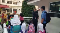 Sekolah Indonesia di Kuala Lumpur mulai melakukan pengecekan suhu terhadap siswa, guru dan staf. (KBRI Kuala Lumpur)