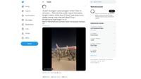 Viral video diklaim tentara China masuk Indonesia pakai pesawat Lion Air. (Liputan6.com)