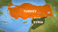 Peta Turki dan Kilis. (Al Jazeera)