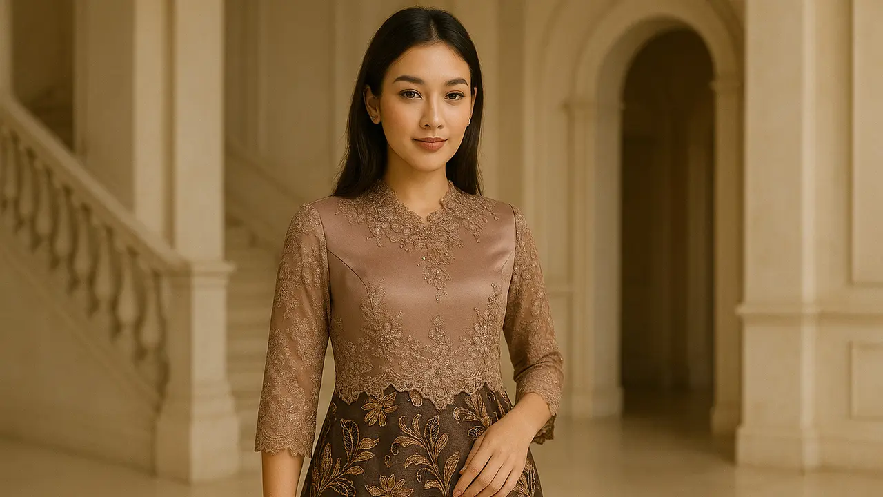 Model Batik Kombinasi Satin Modern Terbaru