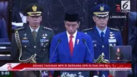 Berikut potret serba merah dari penampilan pejabat negara di sidang tahunan MPR RI. (Foto: vidio.com)