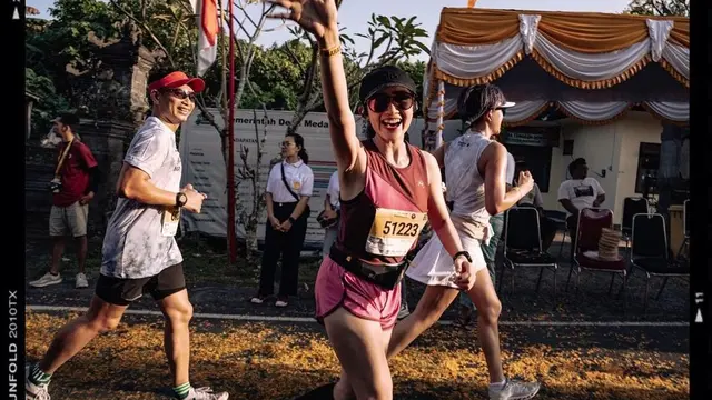 Febby Rastanty ikut half maraton (Instagram/febbyrastanty)