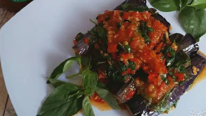 Resep Cara Membuat Terong Sambal Kemangi Lifestyle Fimela Com