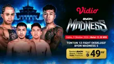 Jadwal Byon Madness 5: Perebutan Tiket Grand Prix Hingga Sun Go kong vs Redho Rocky di Vidio