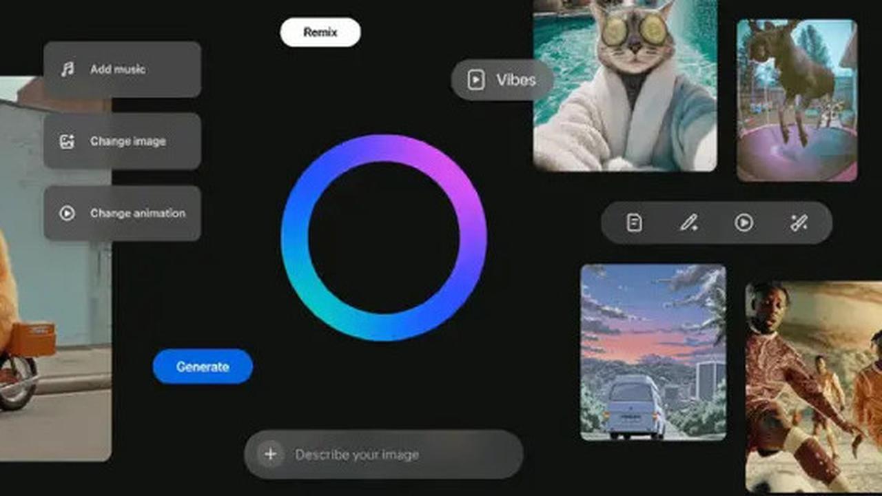 Saingi TikTok, Mark Zuckerberg Luncurkan Vibes, Fitur Video Pendek Berbasis AI dari Meta