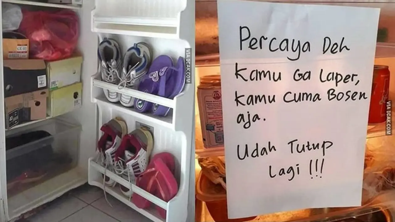 6 Potret Isi Kulkas Ini Nyeleneh Banget, Bikin Geleng Kepala