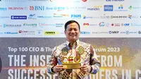 Direktur Utama Permodalan Nasional Madani (PNM) Arief Mulyadi menyabet penghargaan Top 100 CEO 2023 dari Infobank Media Group. (Liputan6.com/ ist)