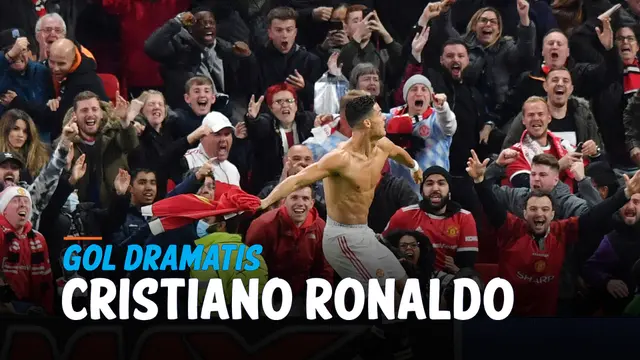 VIDEO: Ronaldo Jadi Pahlawan Kemenangan Manchester United, Tekuk Villarreal 2-1