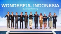 Menteri Pariwisata (Menpar) Widiyanti Putri Wardhana mempromosikan sejumlah destinasi wisata premium sekaligus mengajak investor Korea Selatan berinvestasi di Indonesia lewat agenda Wonderful Indonesia Business Matching. (dok. Biro Komunikasi Publik Kemenpar)
