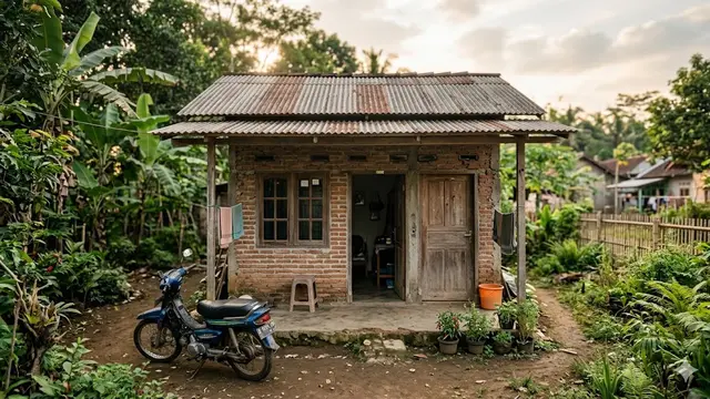 Desain Rumah Kampung Estetik Budget Rp30 Juta