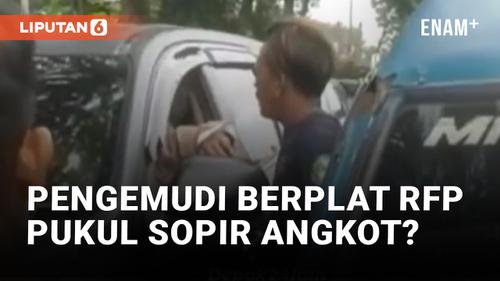 VIDEO: Viral! Pengemudi Pajero Pelat RFP Cekcok dengan Sopir Angkot di Jaksel