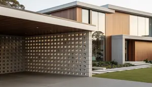 7 Model Carport dengan Dinding Roster Estetik, Bikin Fasad Rumah Makin Elegan
