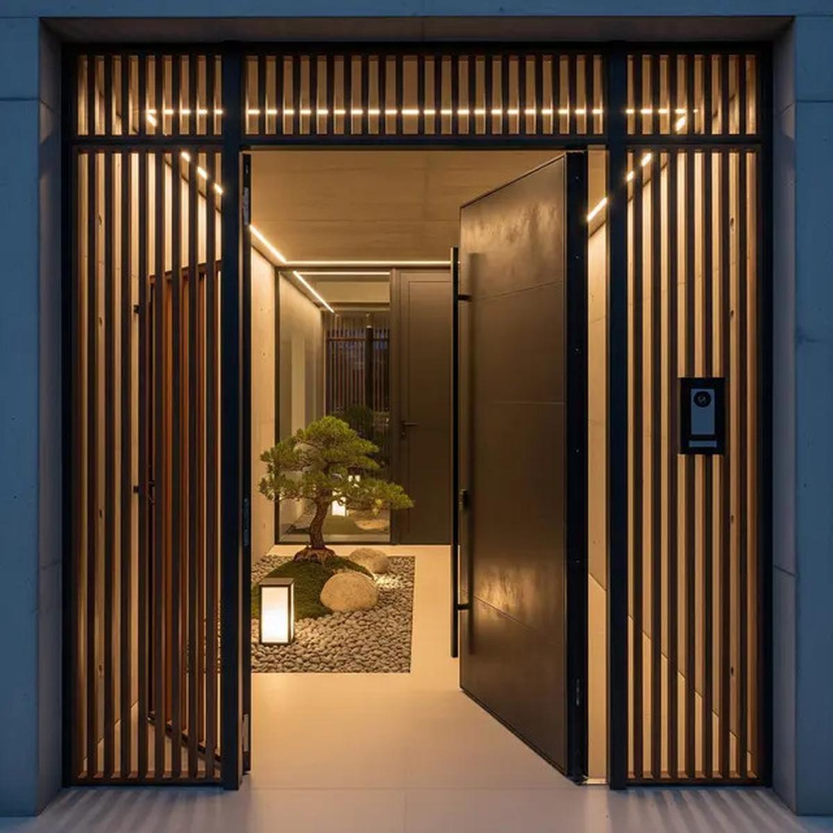 7 Inspirasi Jalur Masuk Rumah yang Tetap Privat, Tamu dan Penghuni Enggak Saling Ganggu