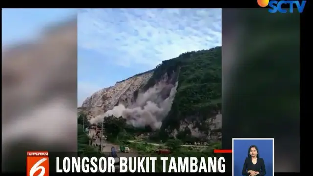 Video Amatir Detik-Detik Tebing Tambang di Jember Longsor