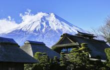 Akhirnya Salju Gunung Fuji Terlihat