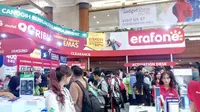 Indonesia Cellular Show dan Gadget Show 2015 resmi dihelat pada hari ini di JCC Senayan (Jeko Iqbal Reza/Liputan6.com)