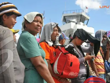 Suasana Korban Topan di Kota Tacloban