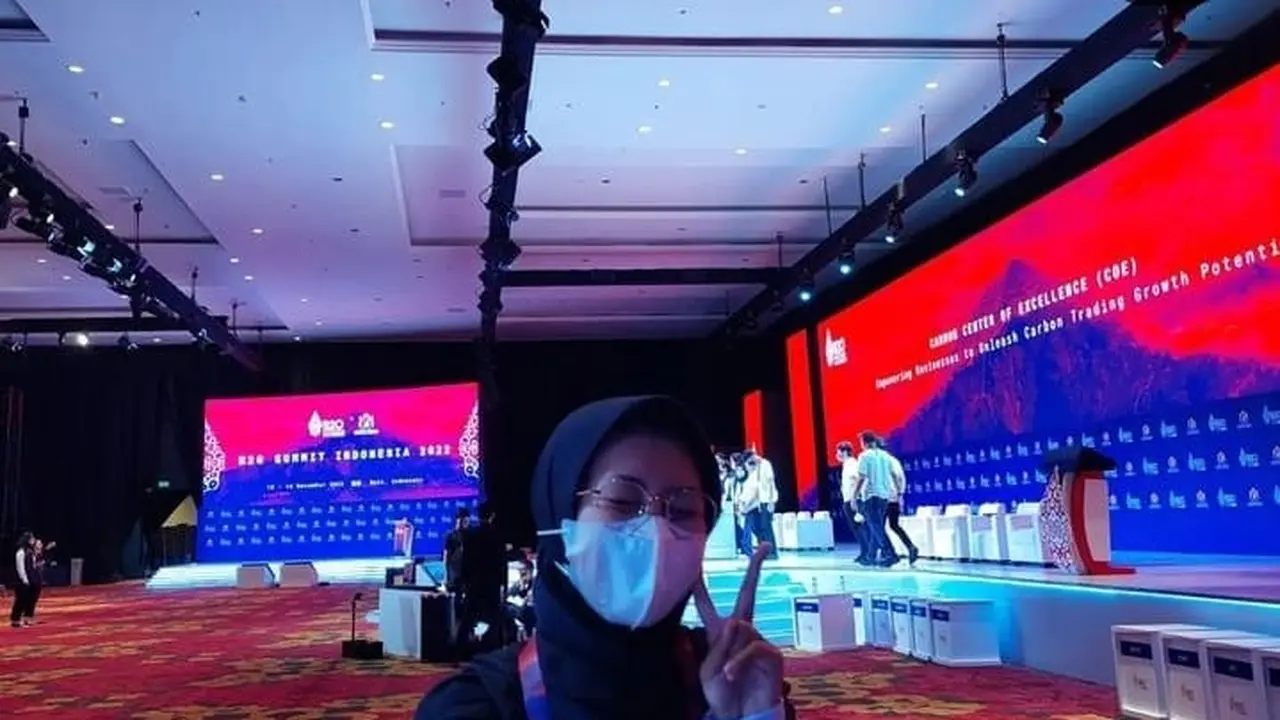 Volunteer Acara KTTG20 Bali sumber (Instagram@ulfaurufa)