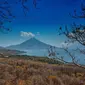 Pemandangan Gunung Ile Mandiri di NTT. (Dok: IG @karunjw&nbsp;https://www.instagram.com/p/Bl8P8a9lcUE/?igsh=MW45emFqajdqNDdvcg%3D%3D)